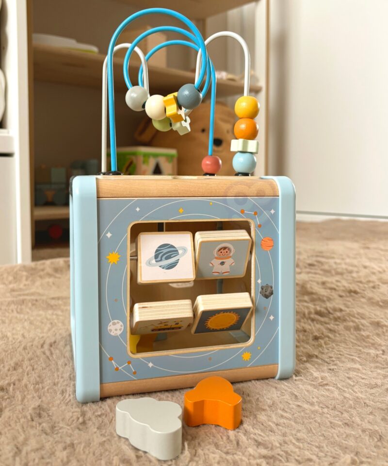 Tegevuskuubik erinevate paneelidega