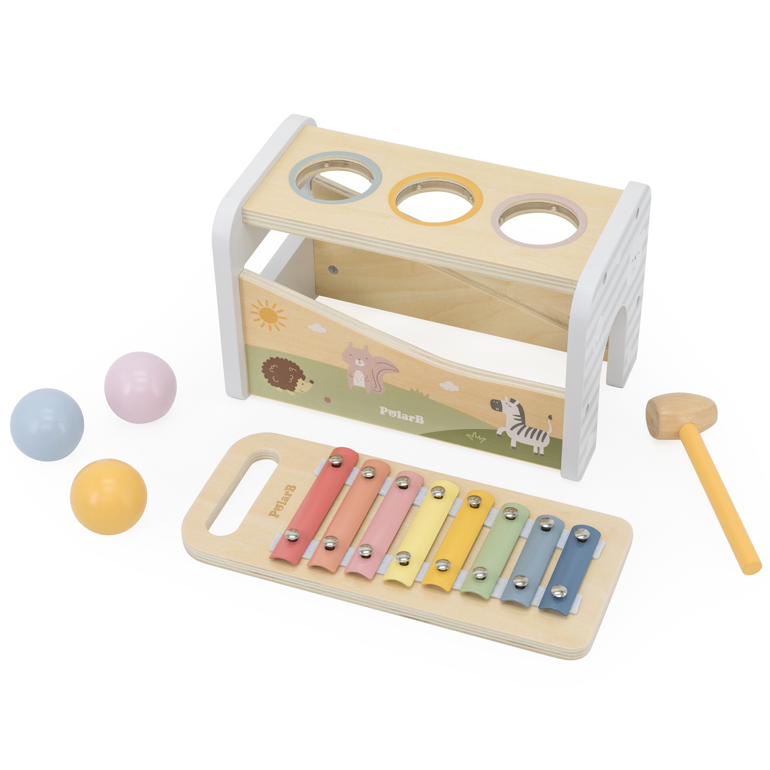 Lapsed mängivad ksülofonil