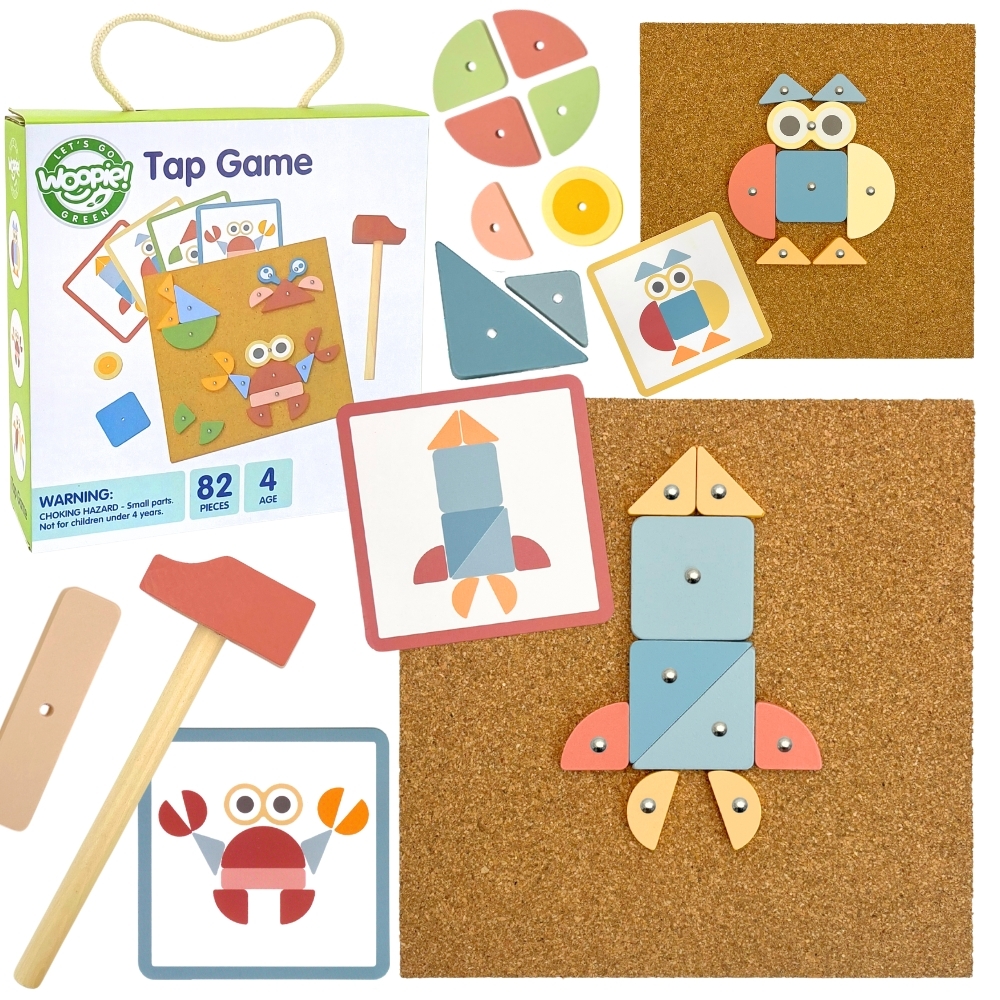 Laste puidust haamrimäng komplekt