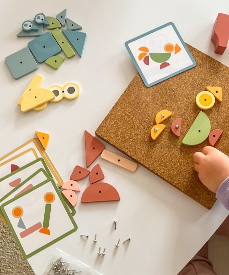 Värvilised klotsid ja mustrid