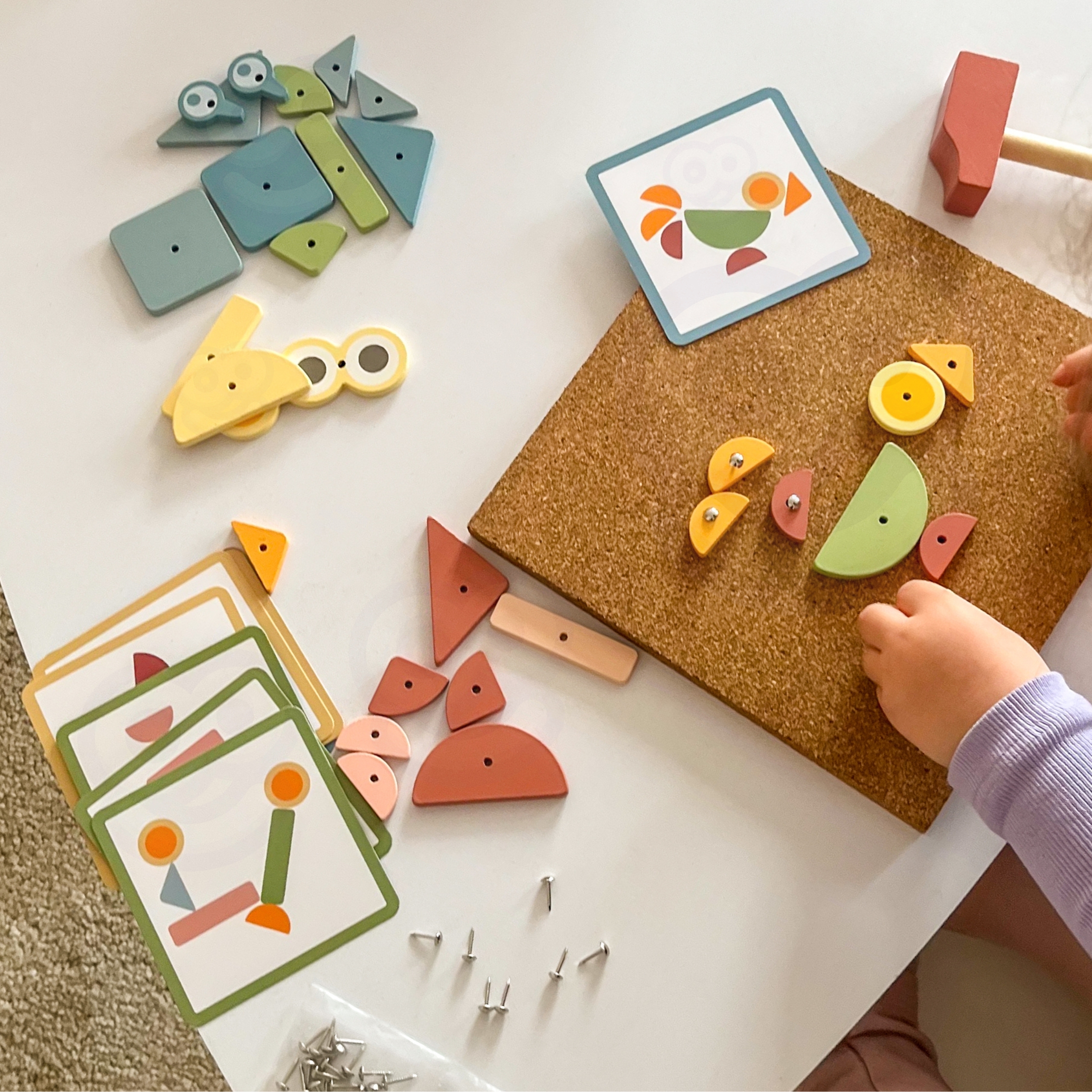 Värvilised klotsid ja mustrid