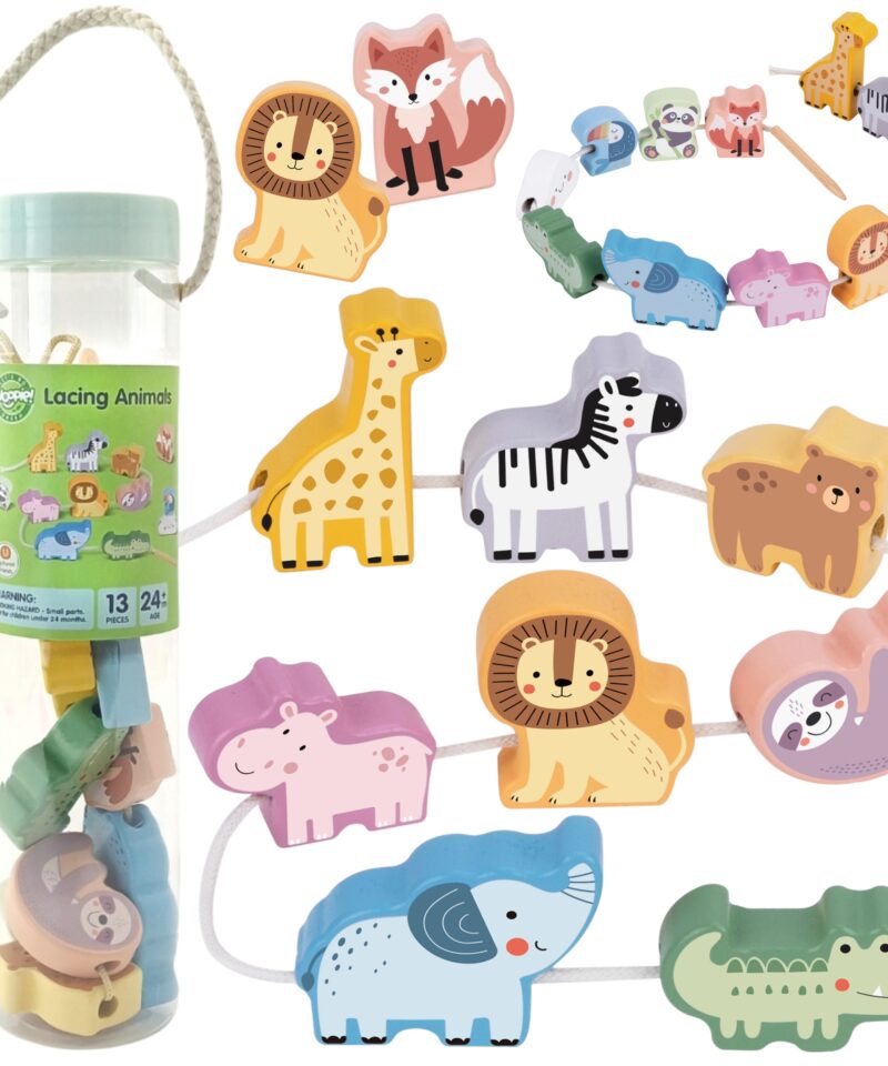 Loomade nöörimäng lastele komplekt