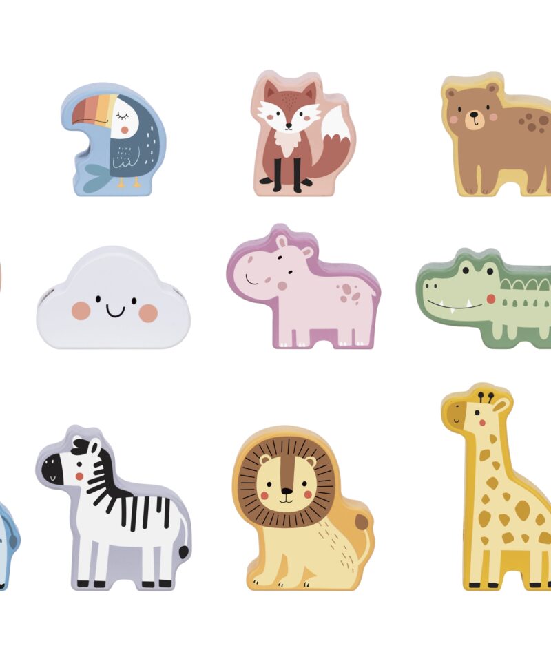 Mittetoksiliste värvidega värvitud loomakesed