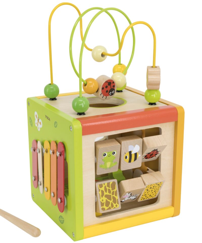 Õppimiskuubik erksate värvidega