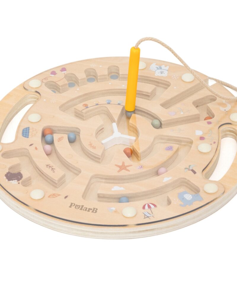 Puidust magnetiline labürint lastele