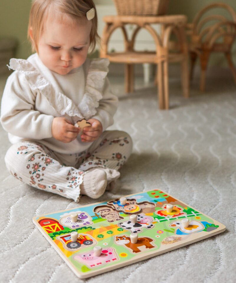 Ohutu puidust pusle lastele