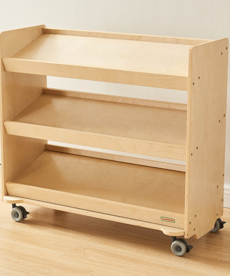 Mugav liikuv riiul lastele