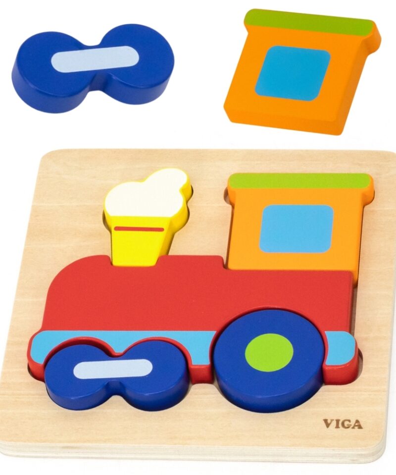 Puidust hariv pusle rongimotiiviga