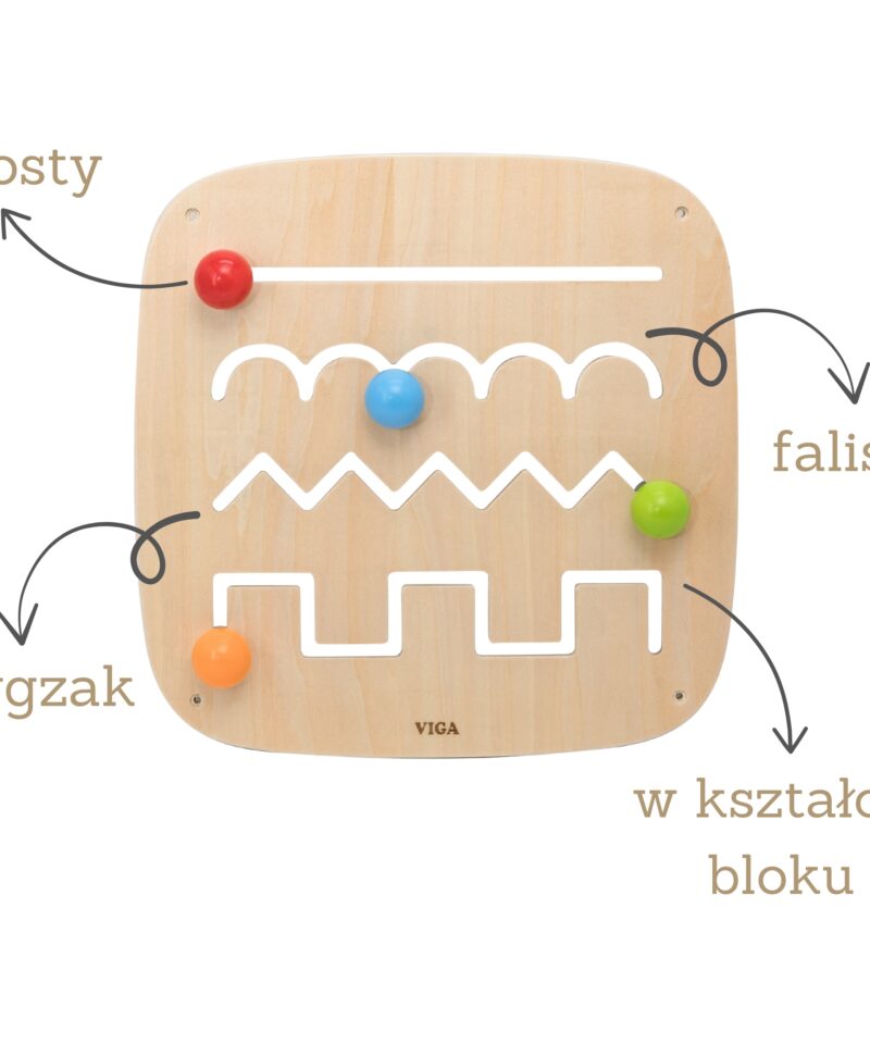 Lastele mõeldud hariv puidust mänguasi