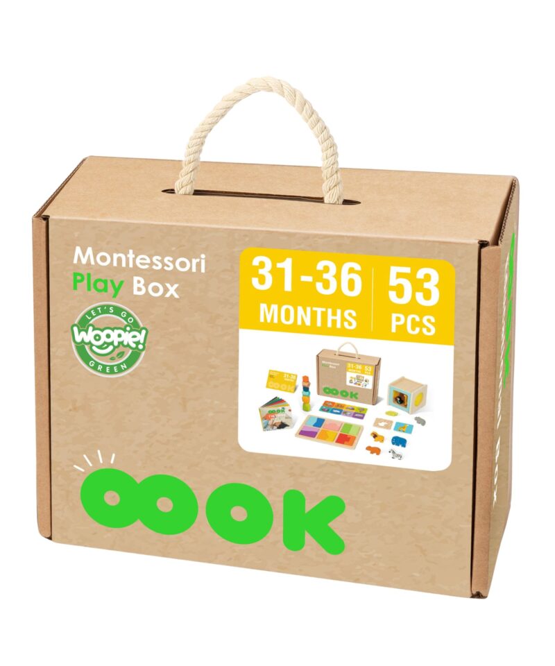 Lastele mõeldud Montessori mängukomplekt