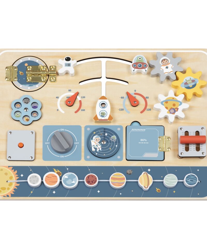 Kosmosetahvel koos nupude ja hoobadega