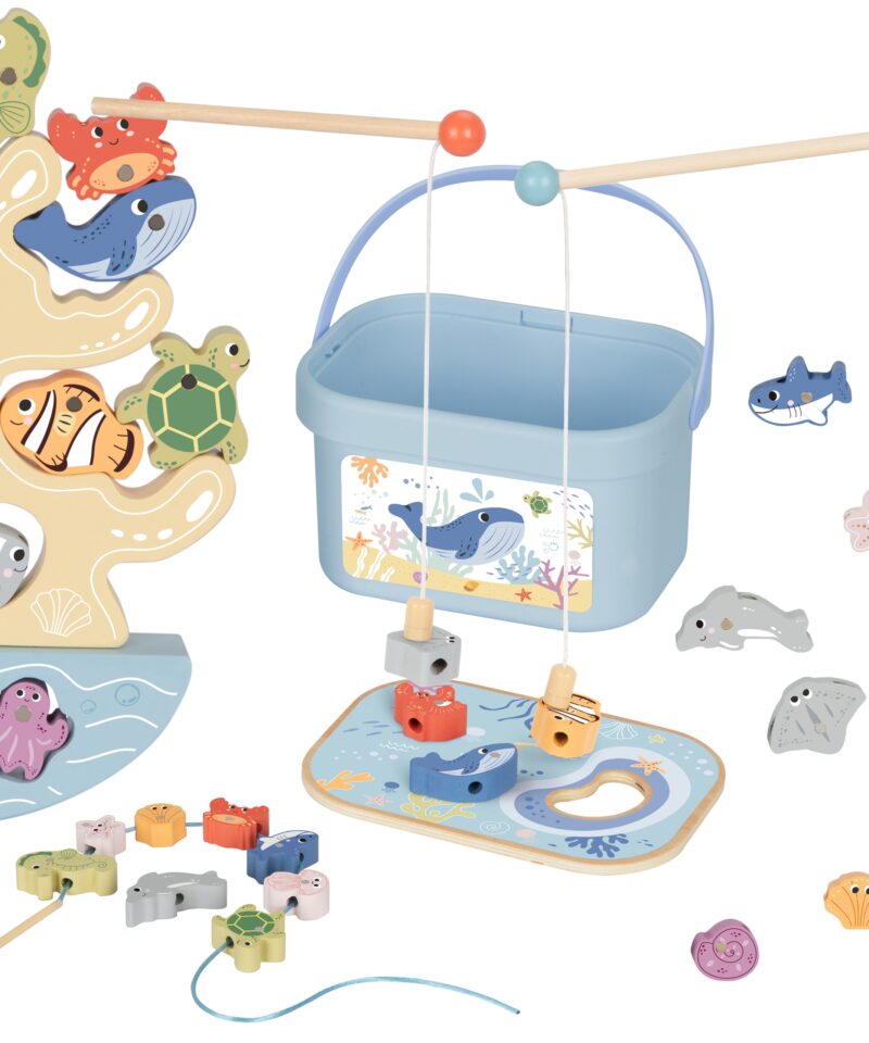 Mereelustikuga mängukomplekt lastele