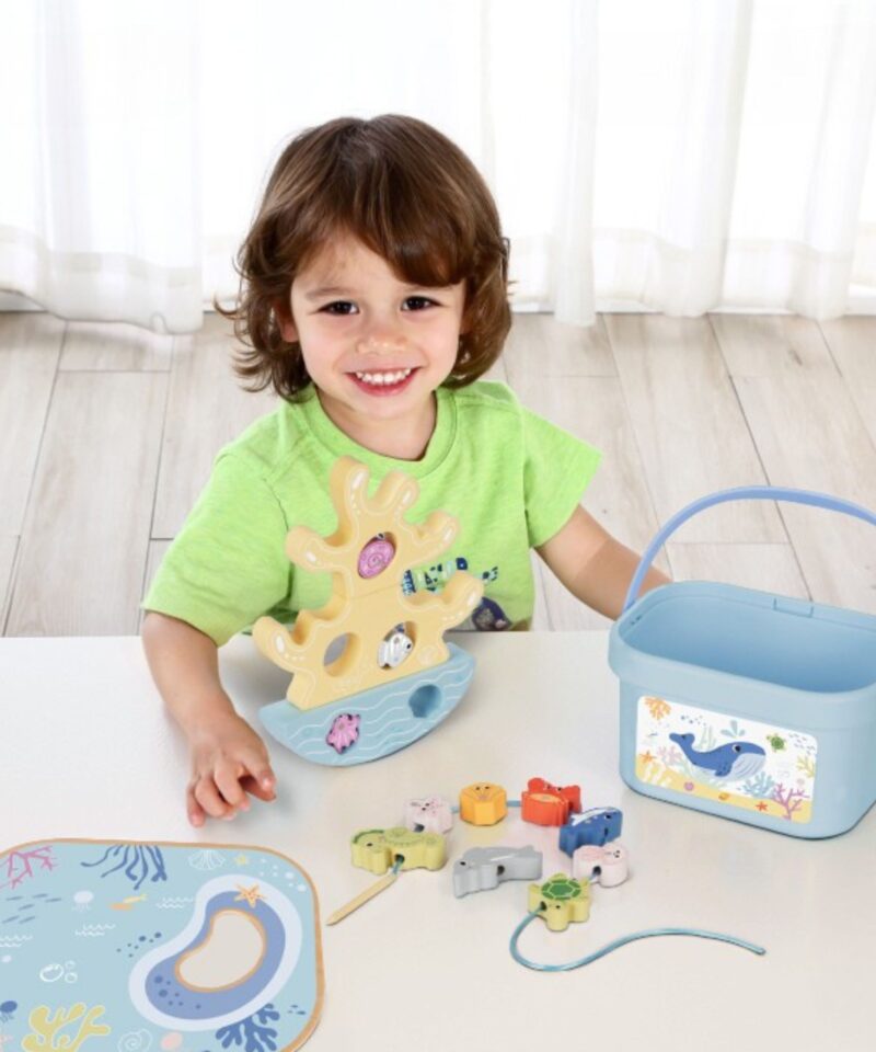 Värvilised puidust mereelukad