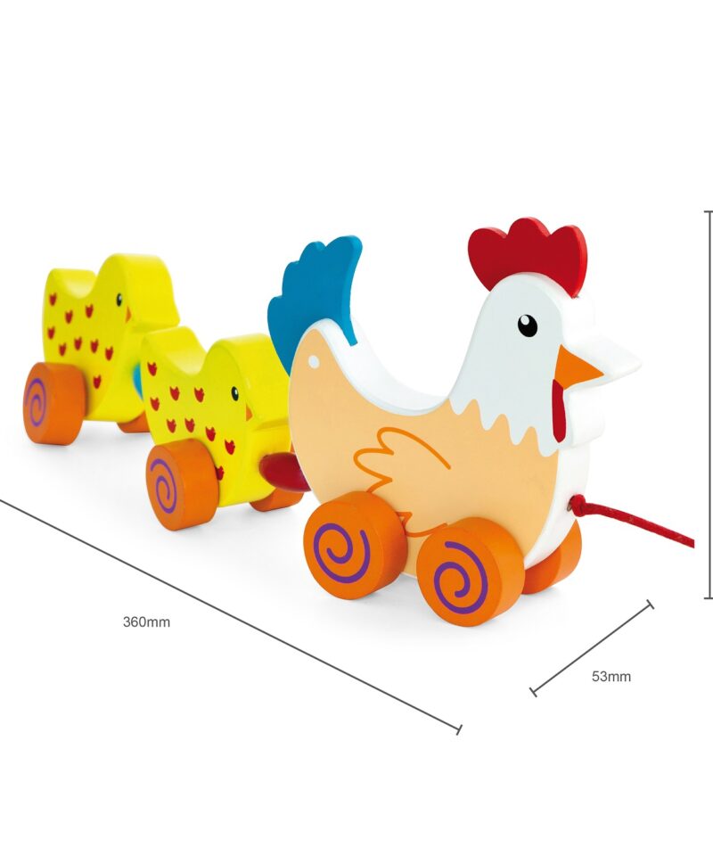 Erksavärviline puidust mänguasi