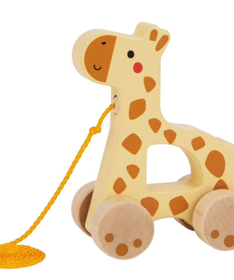 Puidust kaelkirjak mänguasi tõmbamiseks