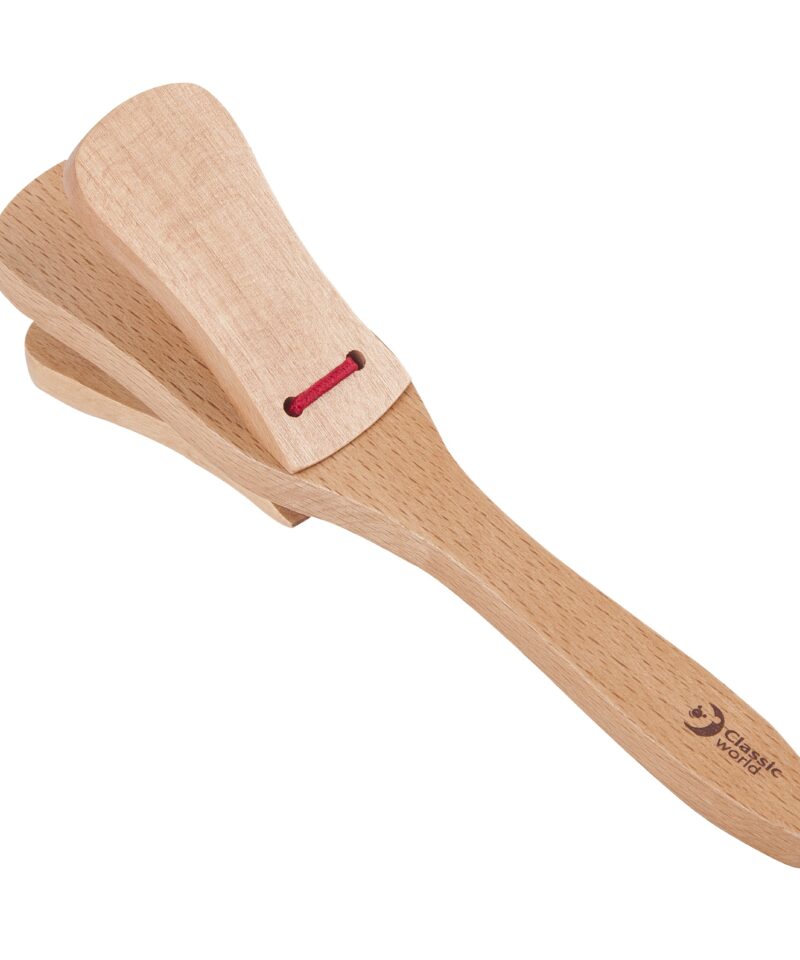 Laste puidust kastanjetid arendavad rütmitunnetust