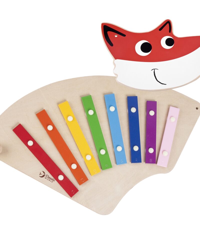 Muusikaline seinalaud lastele puidust