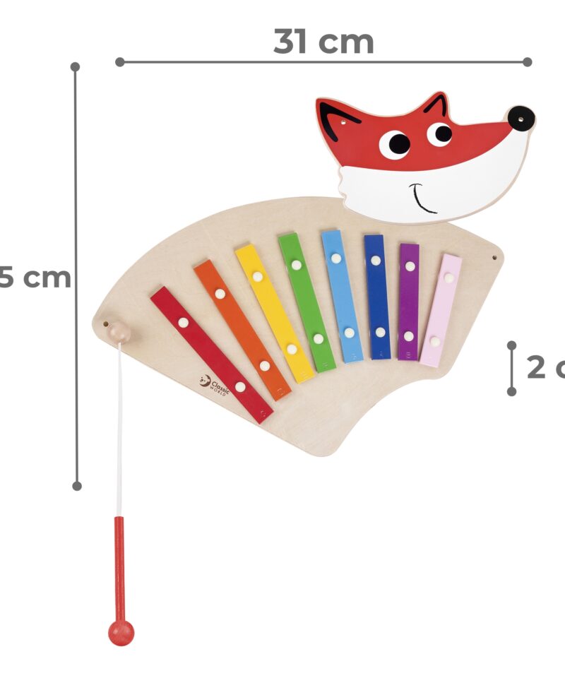 Kvaliteetne muusikaline seinalaud lastele