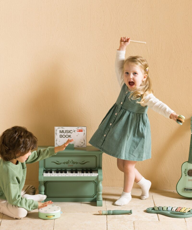 Muusikariistade komplekt arendab rütmitunnetust