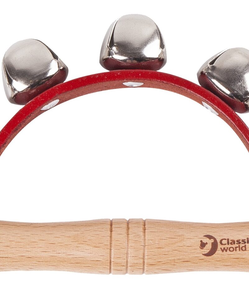 Laste muusikainstrument kellukestega käes