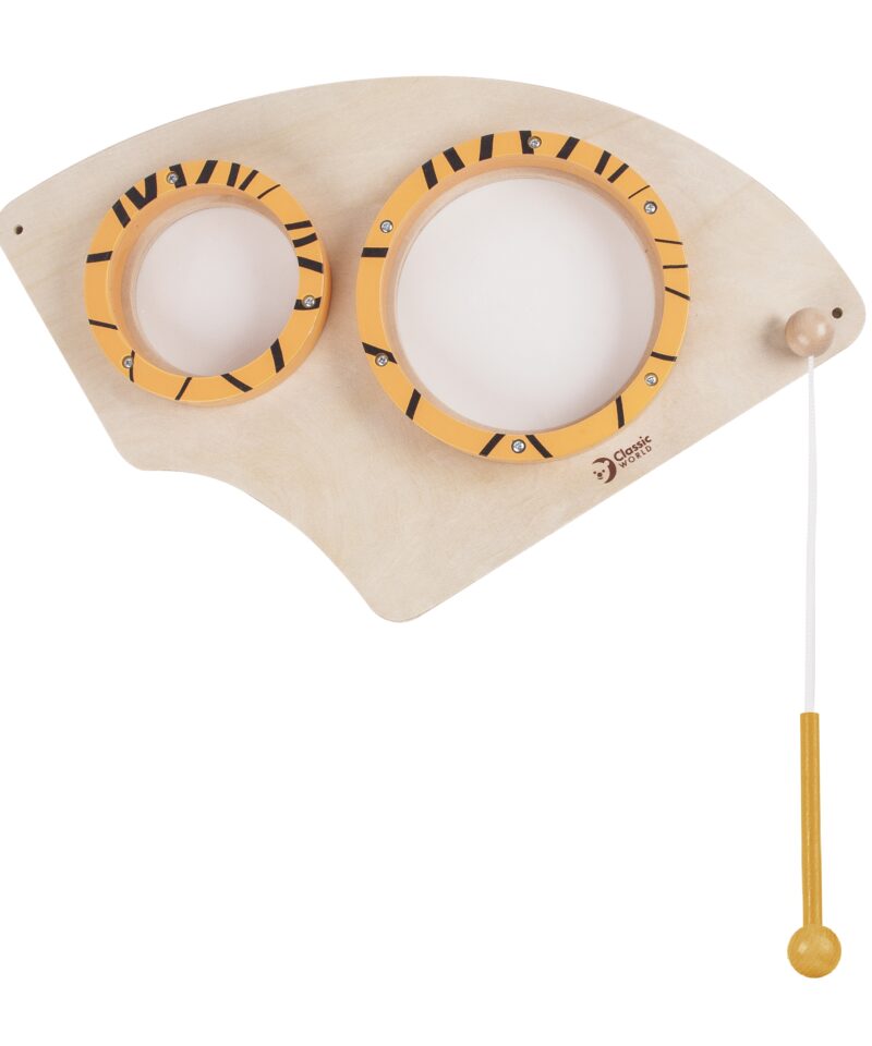 Tiigrikujuline muusikatahvli komplekt