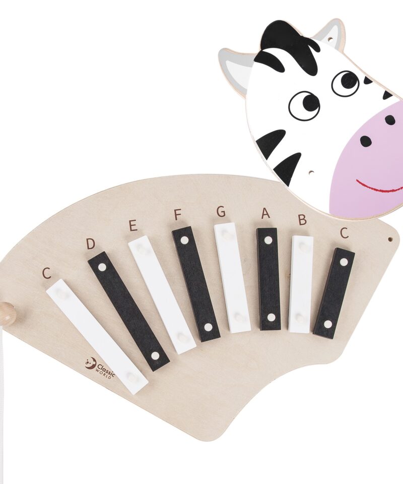 Muusikaline seinaplaat lastele ruumis