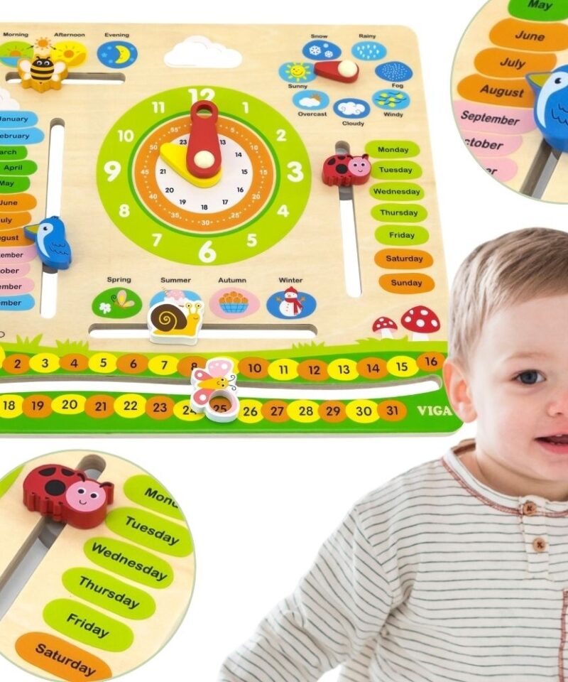 Hariv kalender lastele seinal