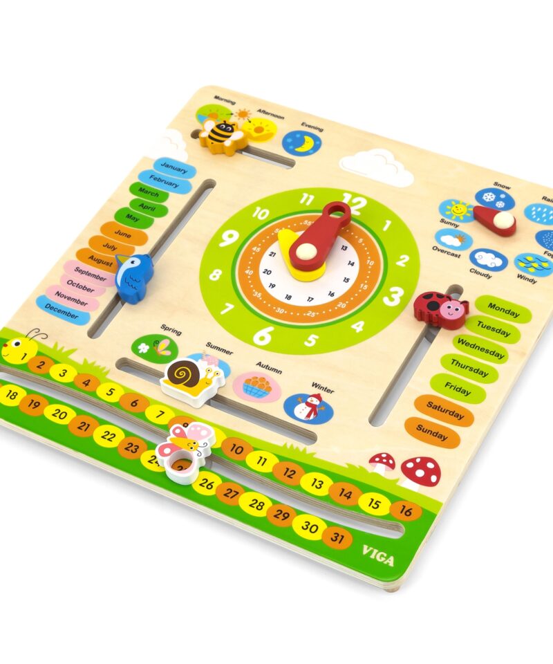 Kalender lastele ajaga õppimiseks