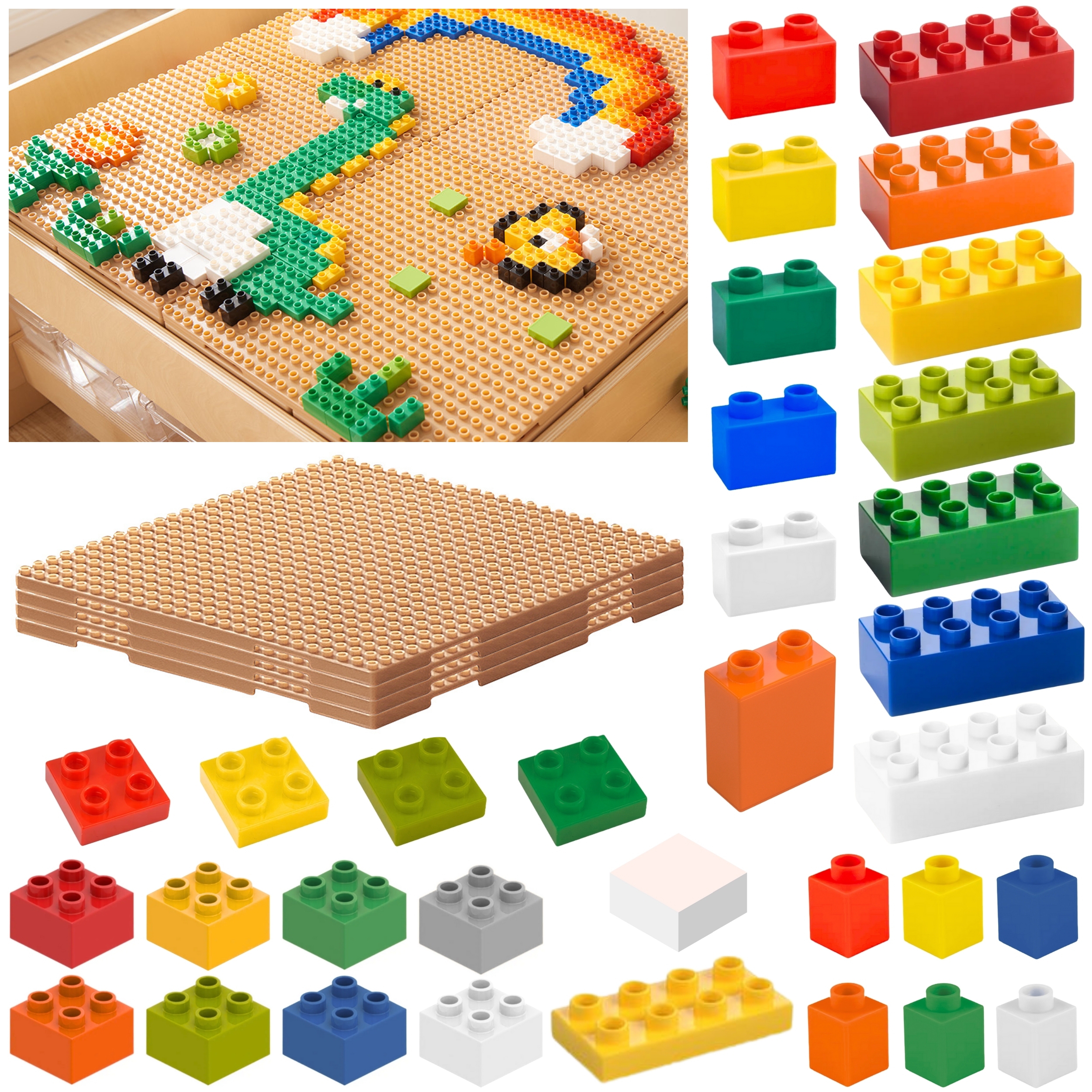 Interaktiivne ehitusklotside komplekt lastele