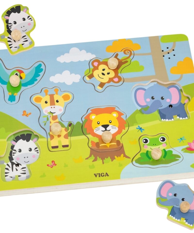 Heliga pusle eksootiliste loomadega