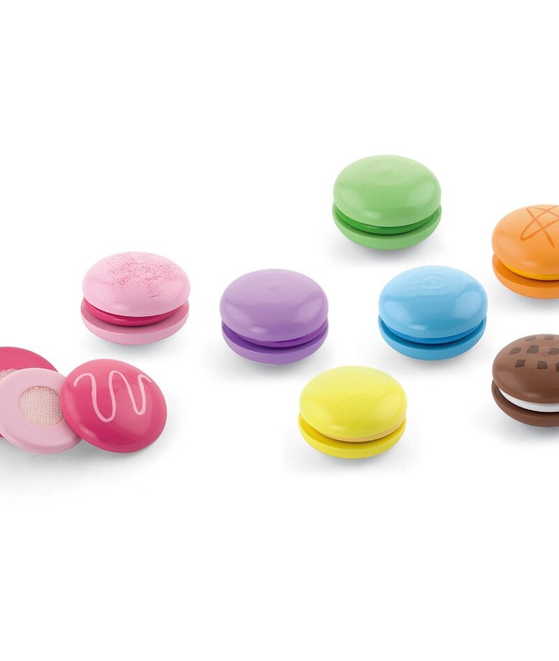 Arendavad puidust makroonid lastele