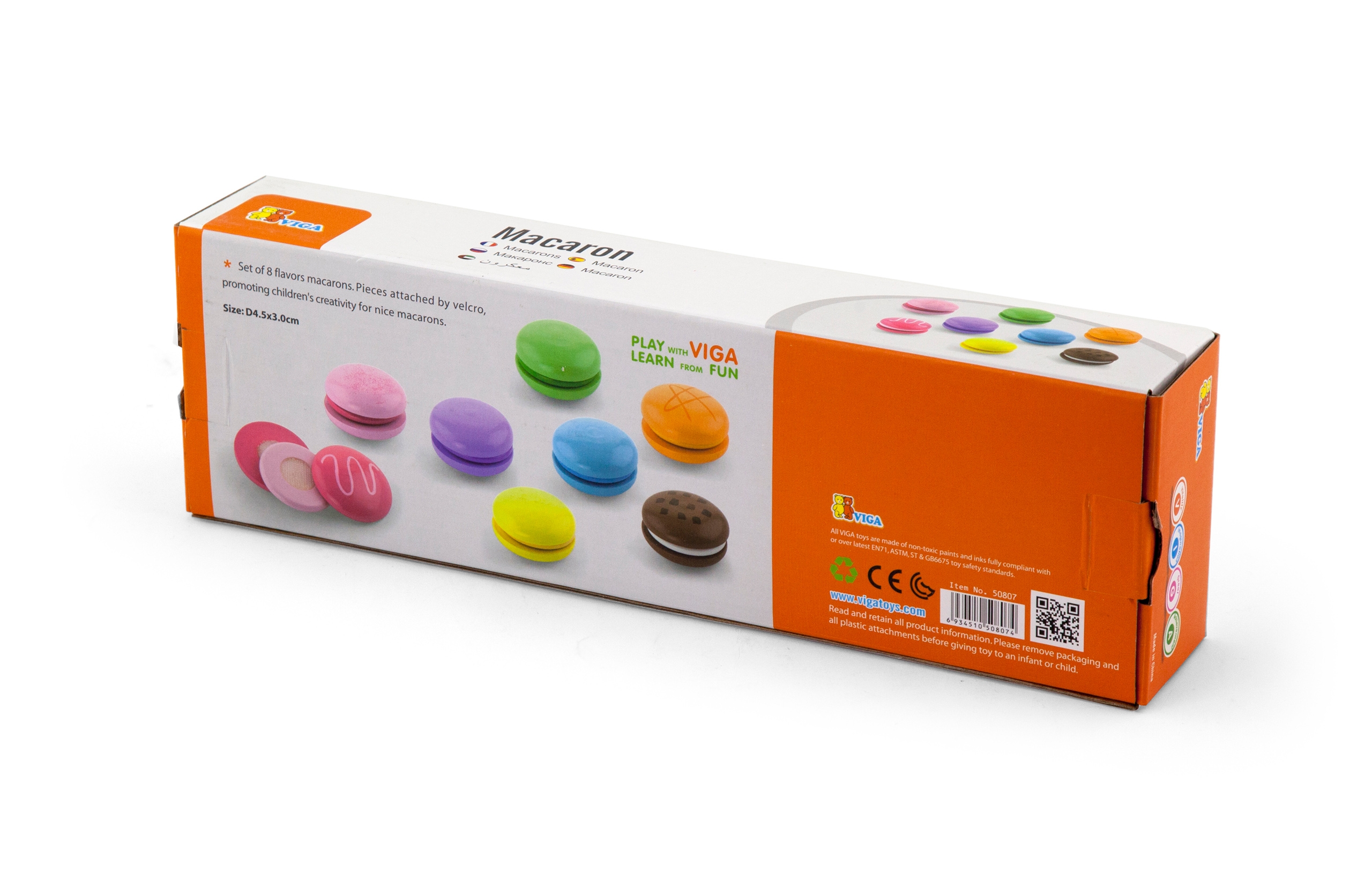 Lõbusad ja värvilised puidust makroonid