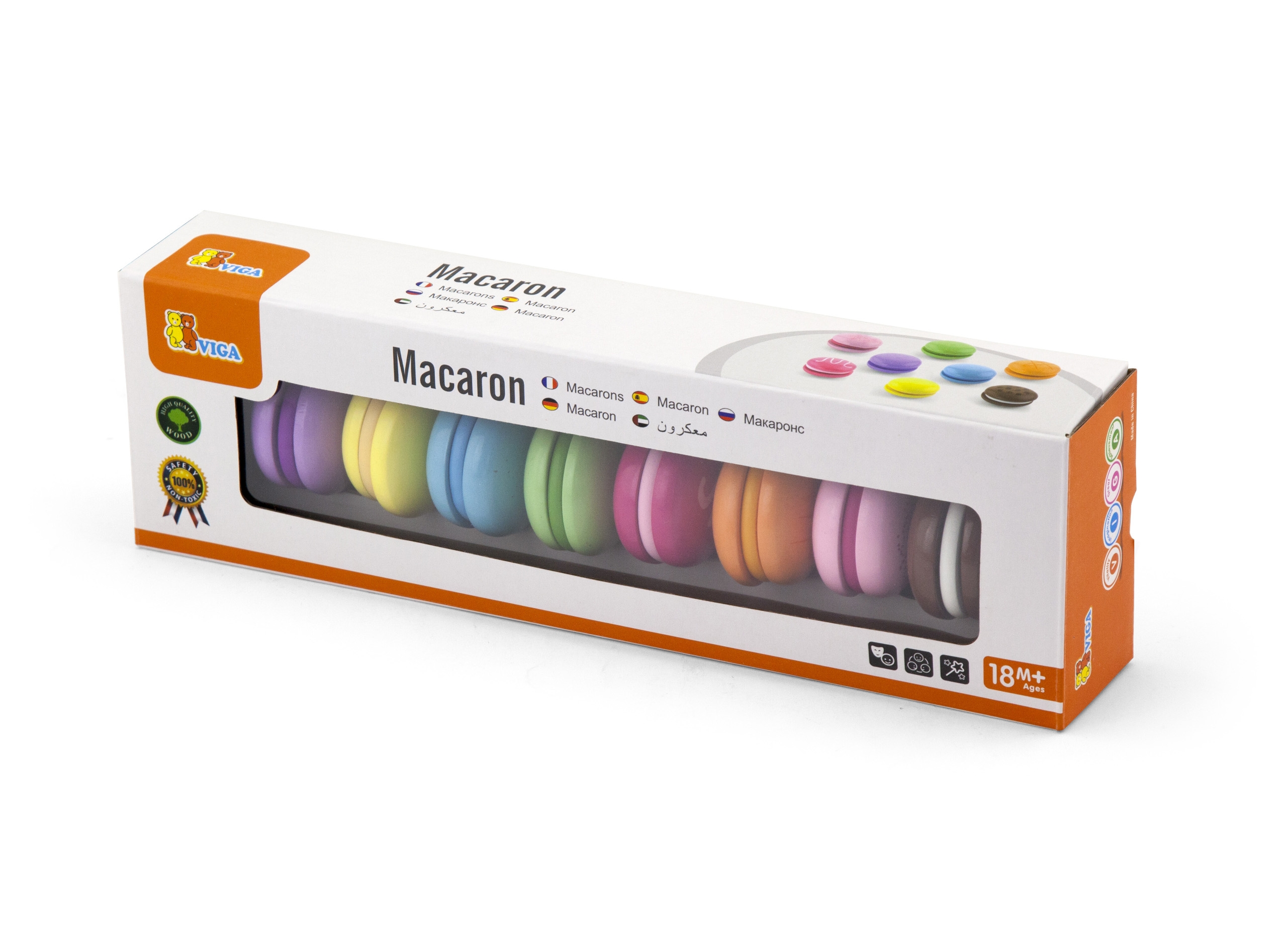 Loovust arendavad puidust makroonid