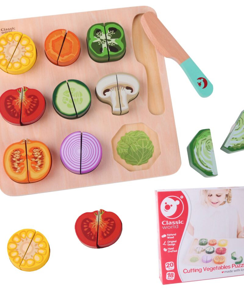 Lõbus köögiviljade lõikamise mänguasi