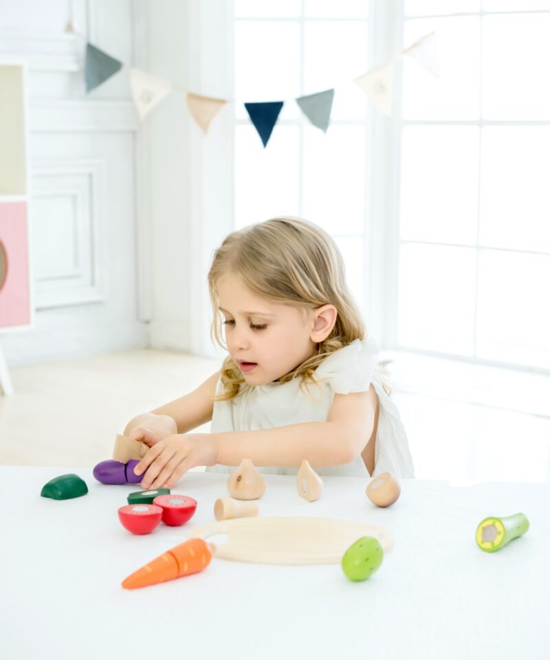 Hariv puidust mängukomplekt lastele