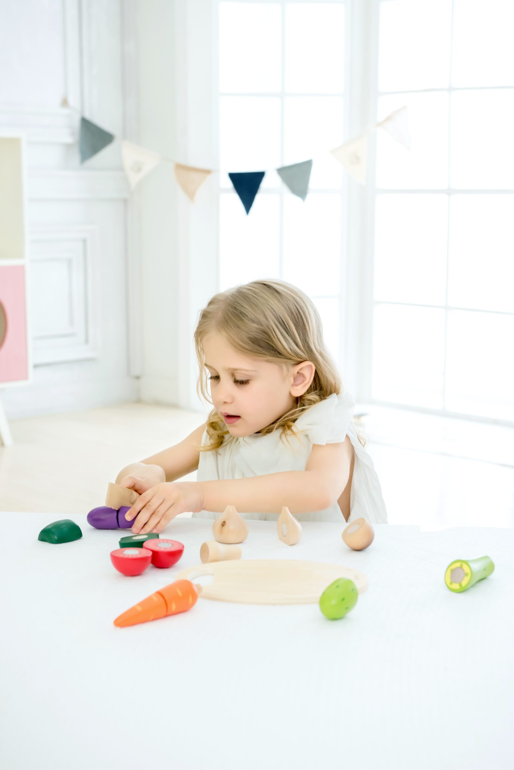 Hariv puidust mängukomplekt lastele