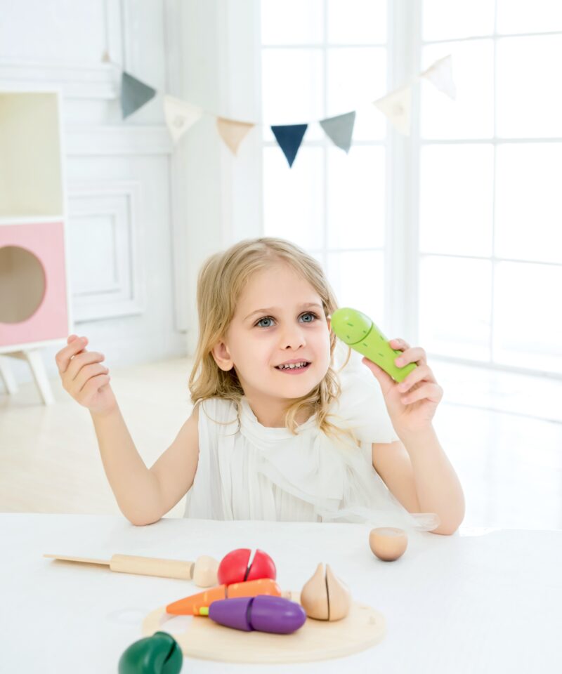 Hariv puidust mängukomplekt lastele