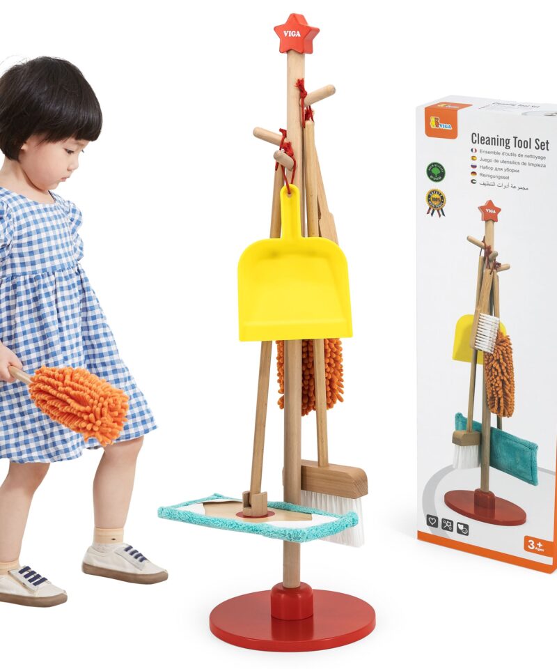 Puidust koristustarvete komplekt lastele