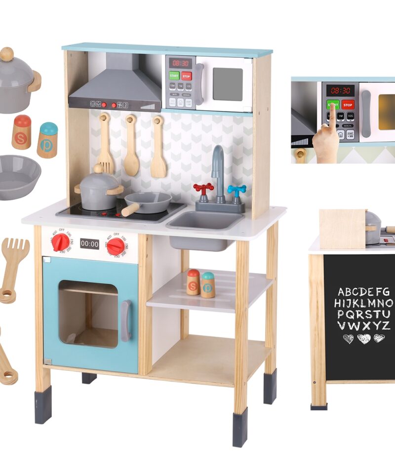 Suur puidust laste köögikomplekt koos helidega