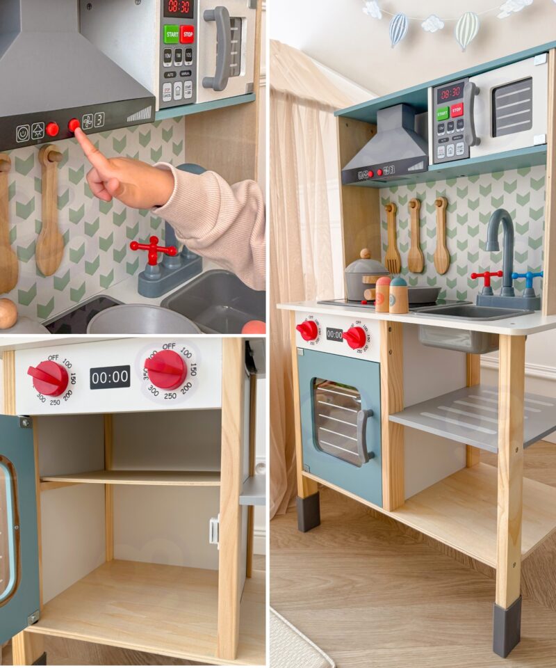 Puidust köögikomplekt rollimängudeks