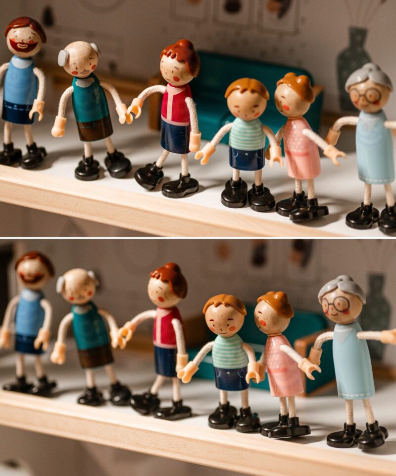 Kaasaegne puidust nukumaja laste mänguks