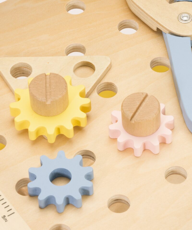 Laste tööriistakomplekt puidust