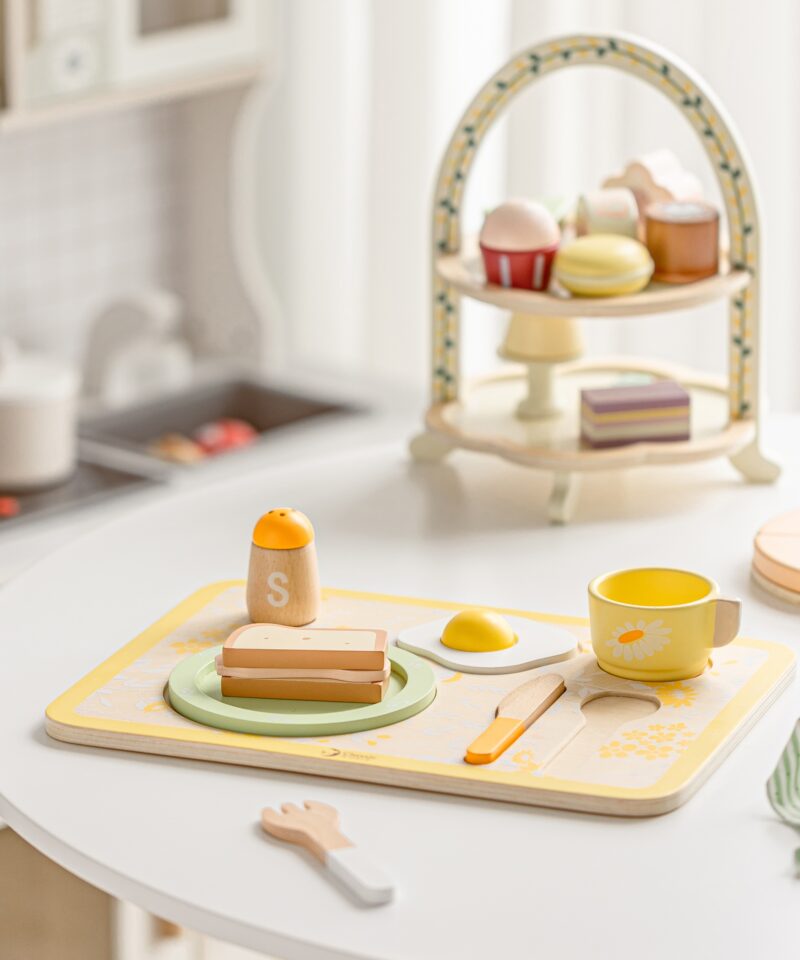Lõbus ja hariv hommikusöögi mängukomplekt