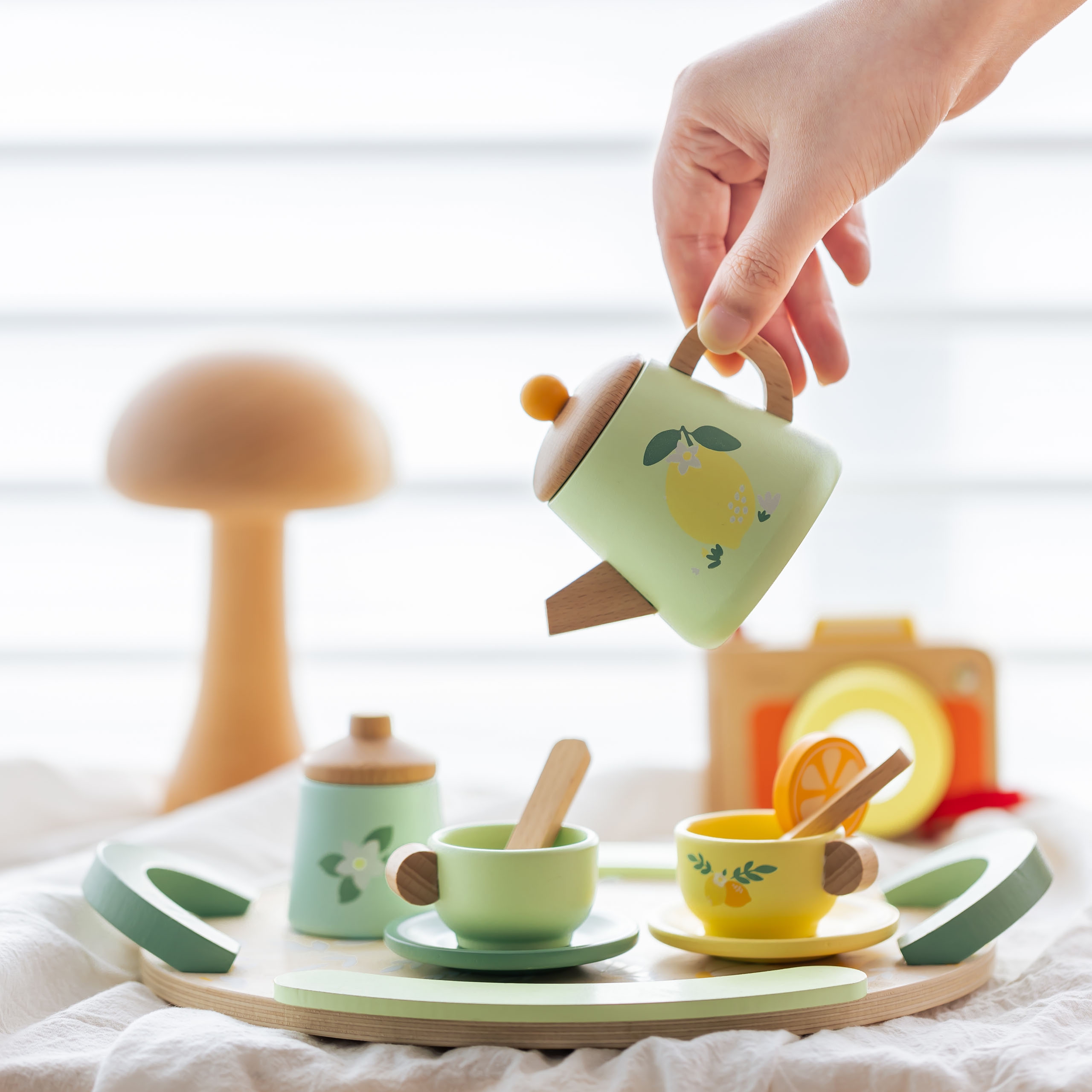 Puidust tee komplekt koos lisatarvikutega