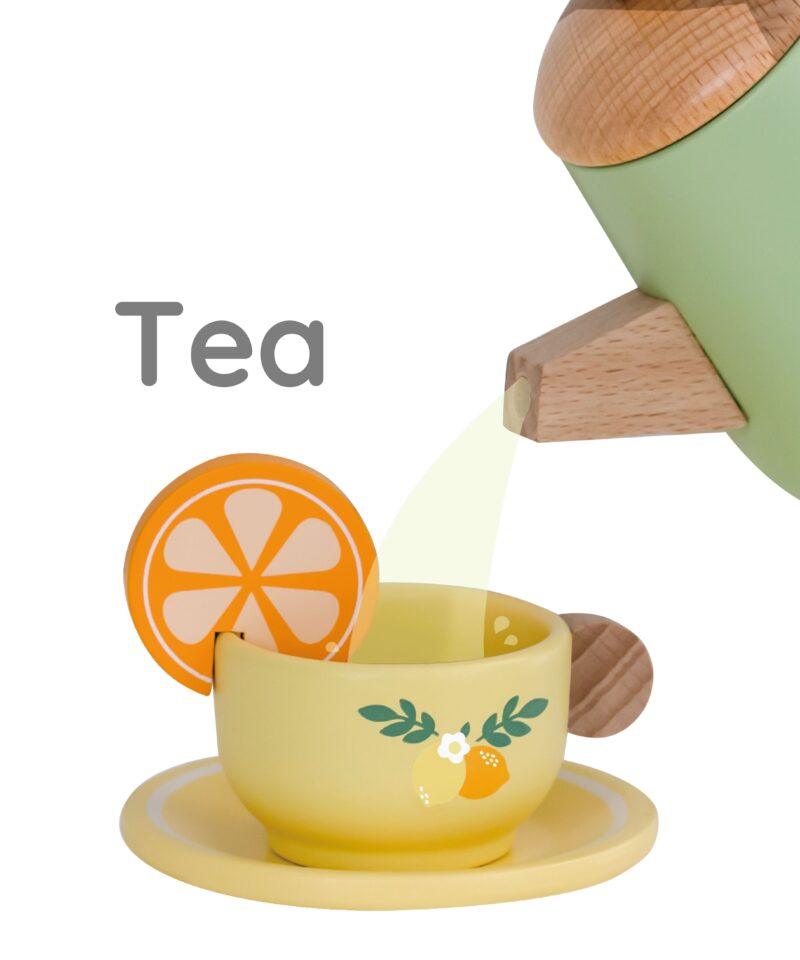 Puidust tee komplekt koos lisatarvikutega