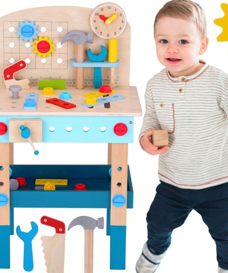 Puidust tööriistade komplekt lastele