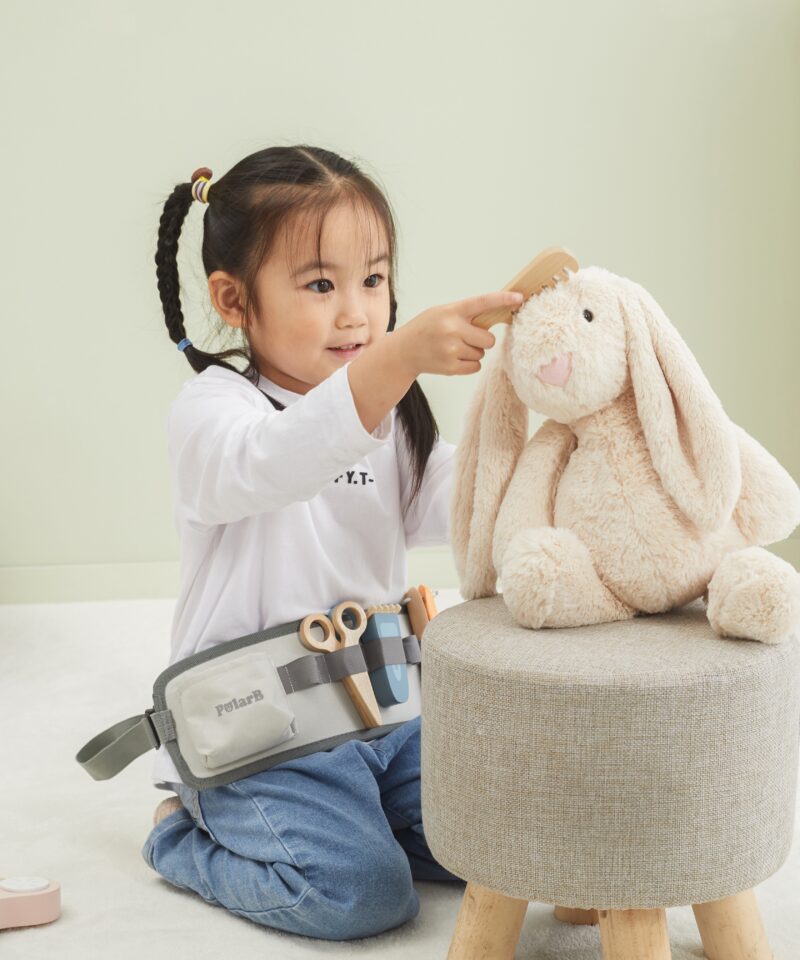 Ohutu puidust juuksurikomplekt