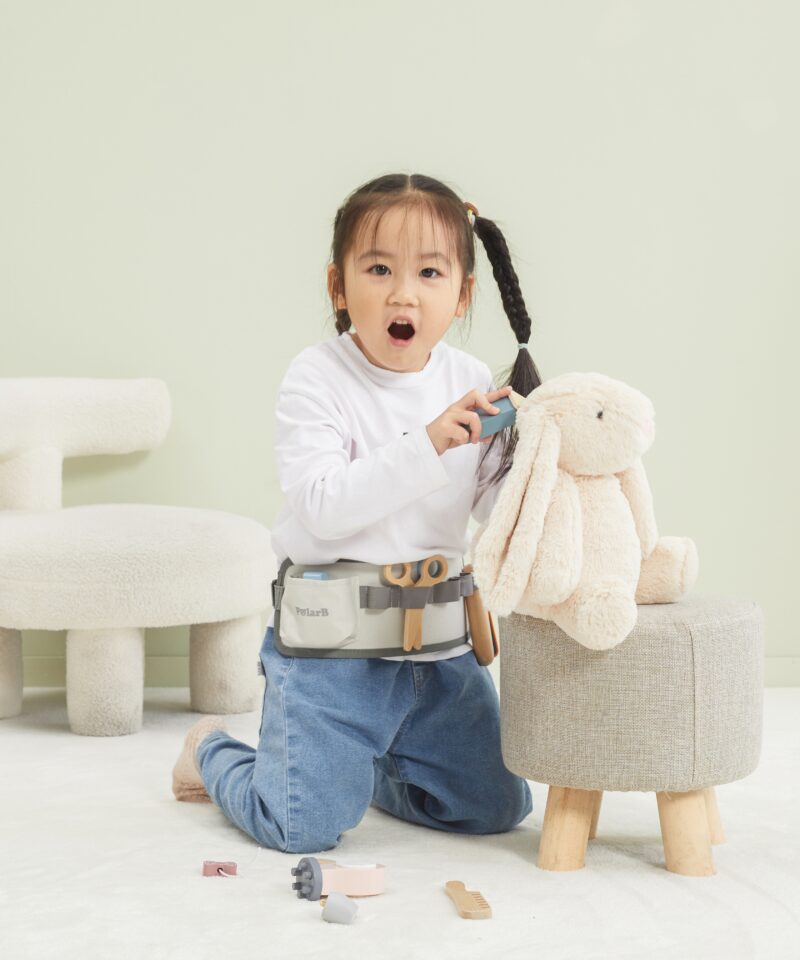 Rollimängu juuksurikomplekt lastele