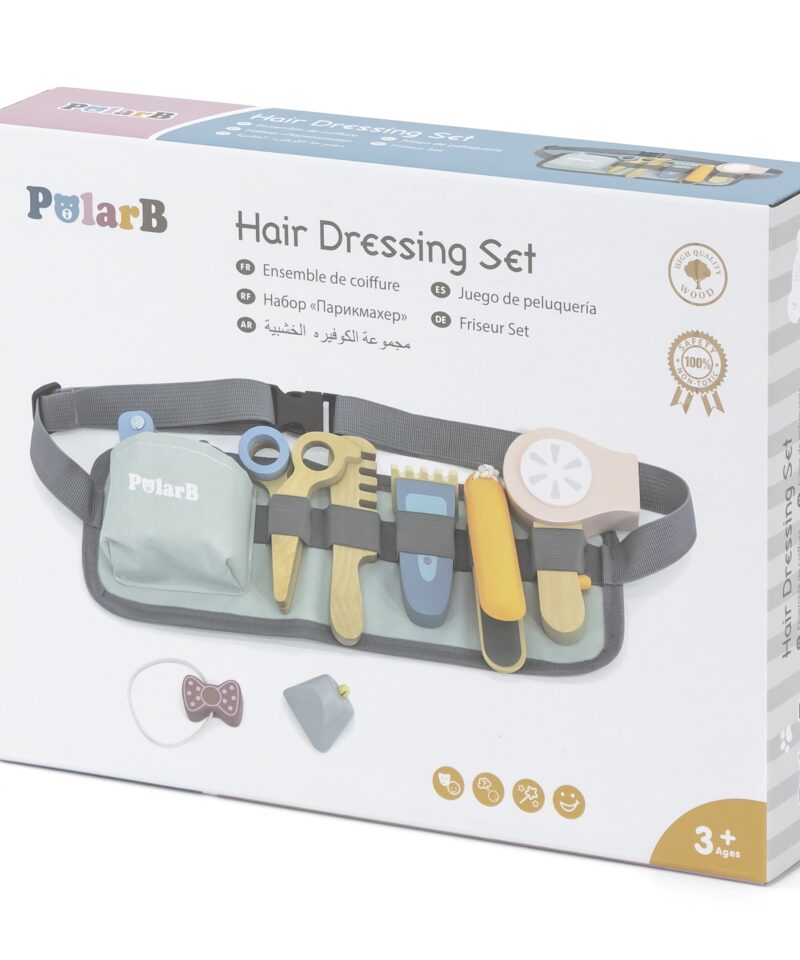 Rollimängu juuksurikomplekt lastele