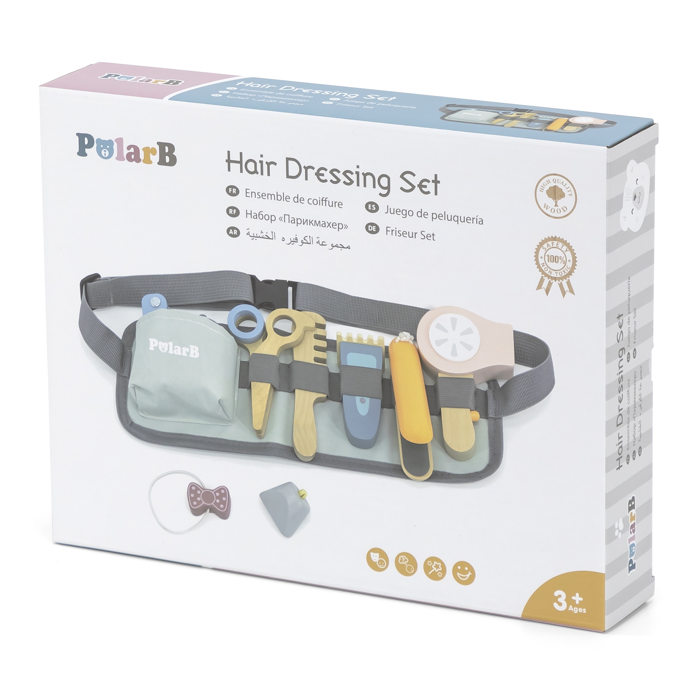 Rollimängu juuksurikomplekt lastele